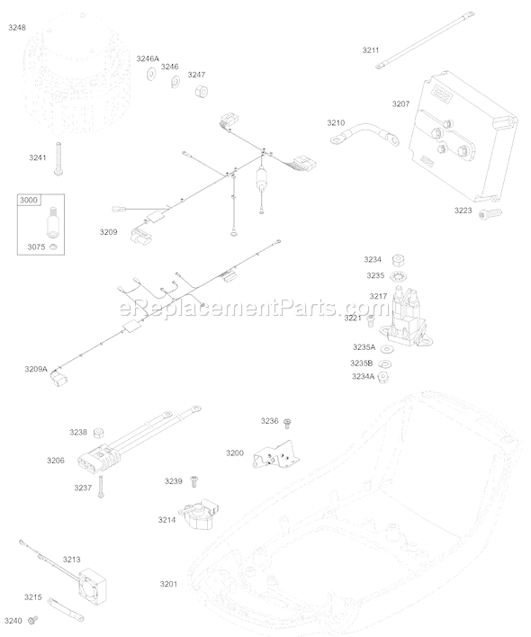 Page B Diagram and Parts List for AA0202-0101  Briggs and Stratton Engine